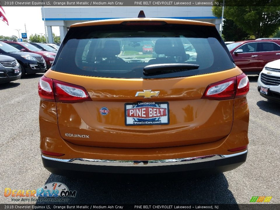 2018 Chevrolet Equinox LS Orange Burst Metallic / Medium Ash Gray Photo #5