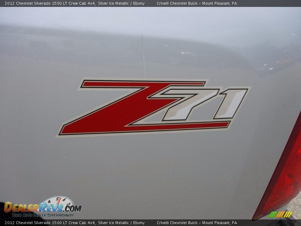 2012 Chevrolet Silverado 1500 LT Crew Cab 4x4 Silver Ice Metallic / Ebony Photo #4