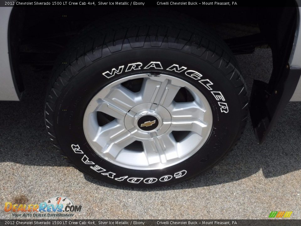2012 Chevrolet Silverado 1500 LT Crew Cab 4x4 Silver Ice Metallic / Ebony Photo #5