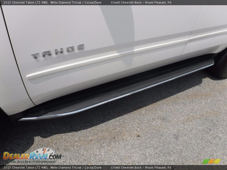 2015 Chevrolet Tahoe LTZ 4WD White Diamond Tricoat / Cocoa/Dune Photo #3