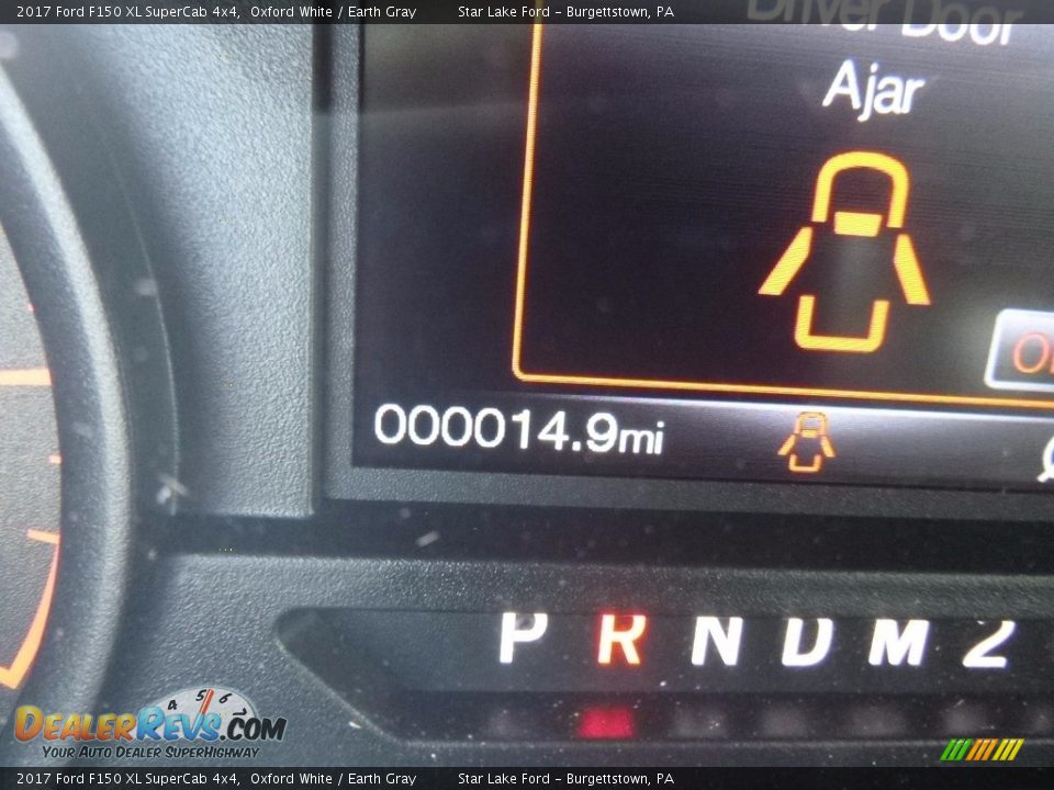 2017 Ford F150 XL SuperCab 4x4 Oxford White / Earth Gray Photo #20