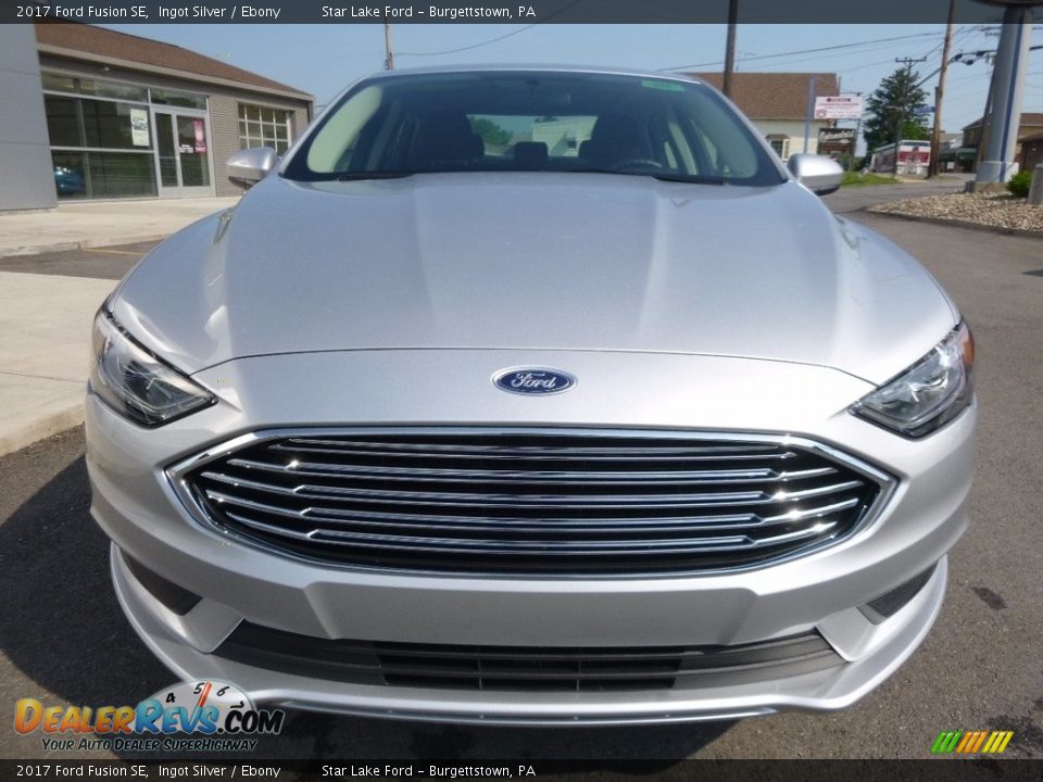 2017 Ford Fusion SE Ingot Silver / Ebony Photo #2