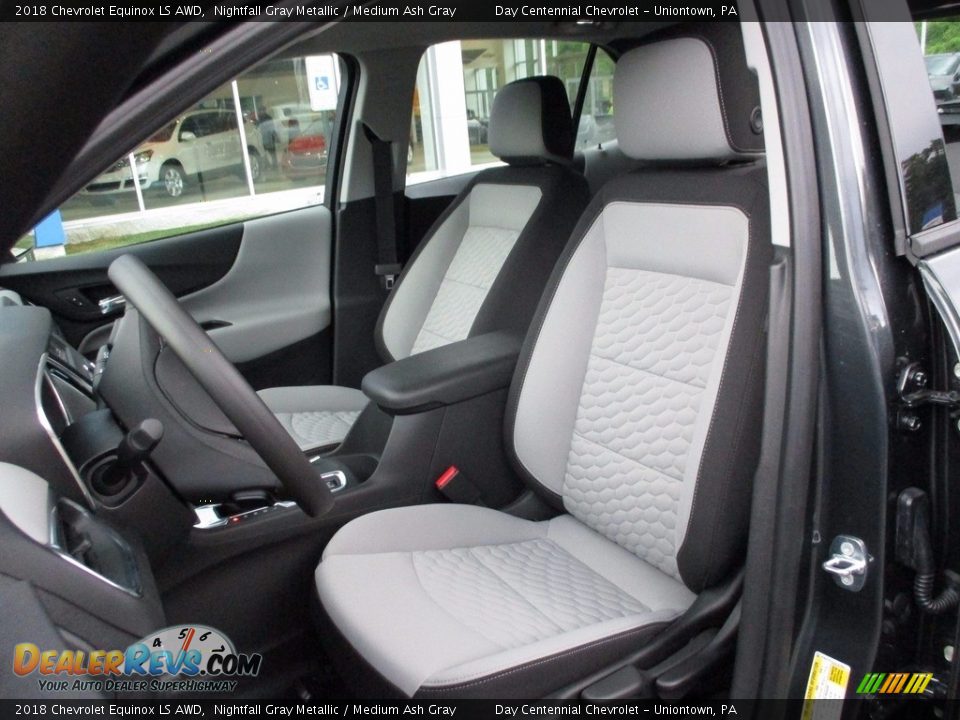 Front Seat of 2018 Chevrolet Equinox LS AWD Photo #12