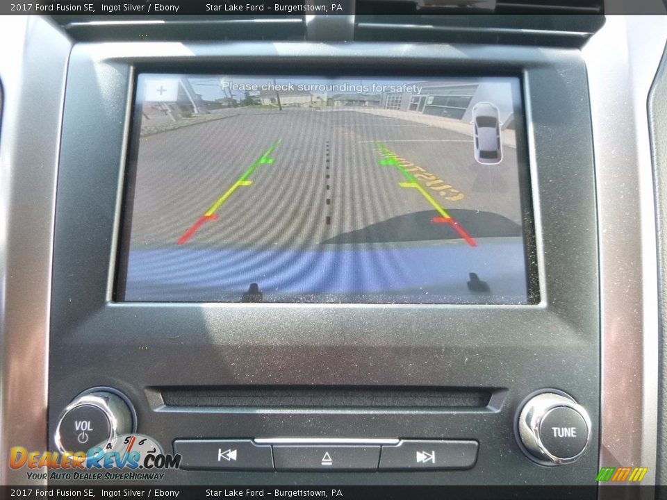 2017 Ford Fusion SE Ingot Silver / Ebony Photo #18