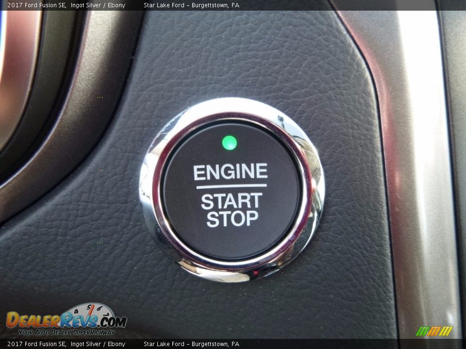 2017 Ford Fusion SE Ingot Silver / Ebony Photo #19