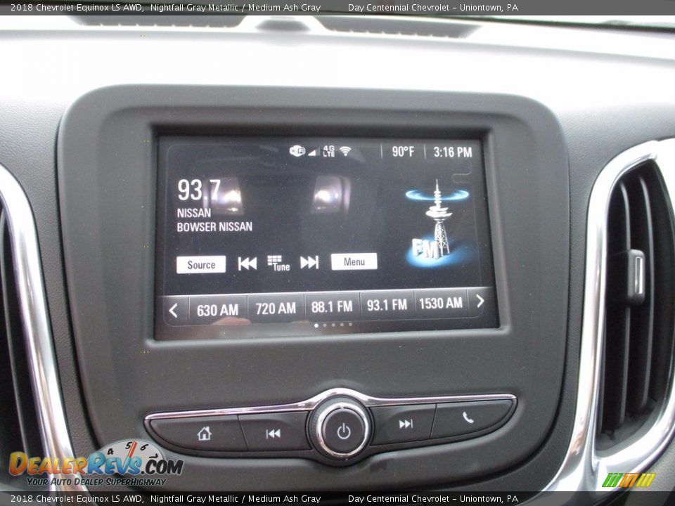 Controls of 2018 Chevrolet Equinox LS AWD Photo #16