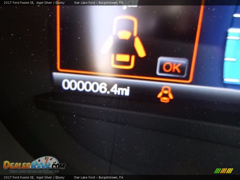 2017 Ford Fusion SE Ingot Silver / Ebony Photo #20