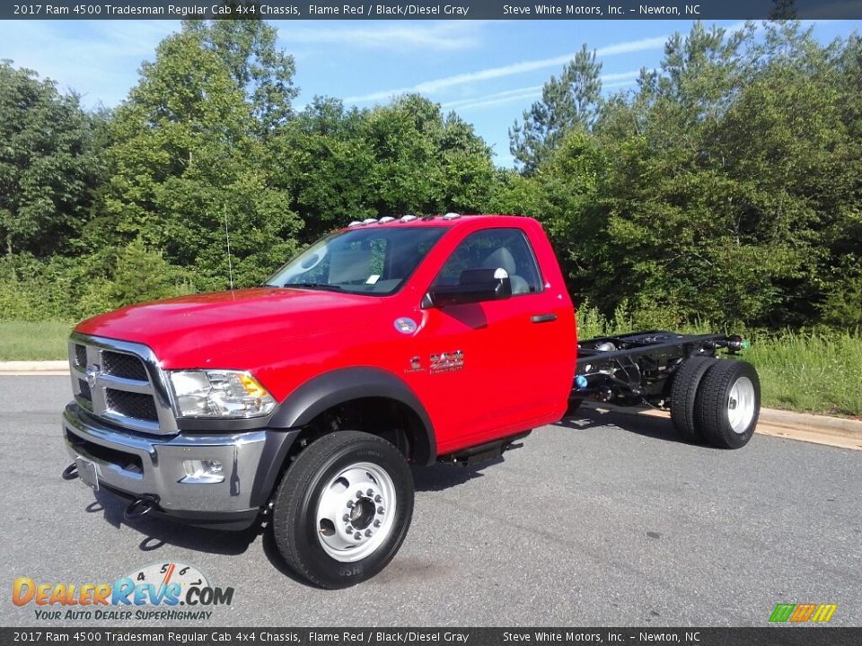Front 3/4 View of 2017 Ram 4500 Tradesman Regular Cab 4x4 Chassis Photo #2