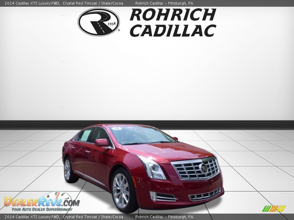 2014 Cadillac XTS Luxury FWD Crystal Red Tincoat / Shale/Cocoa Photo #7