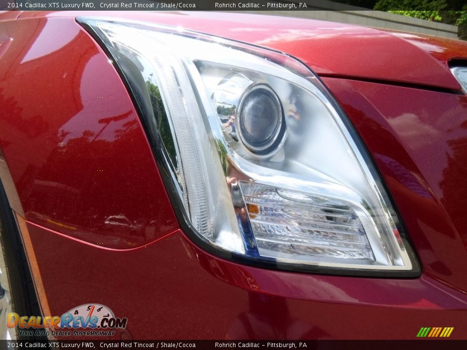 2014 Cadillac XTS Luxury FWD Crystal Red Tincoat / Shale/Cocoa Photo #10