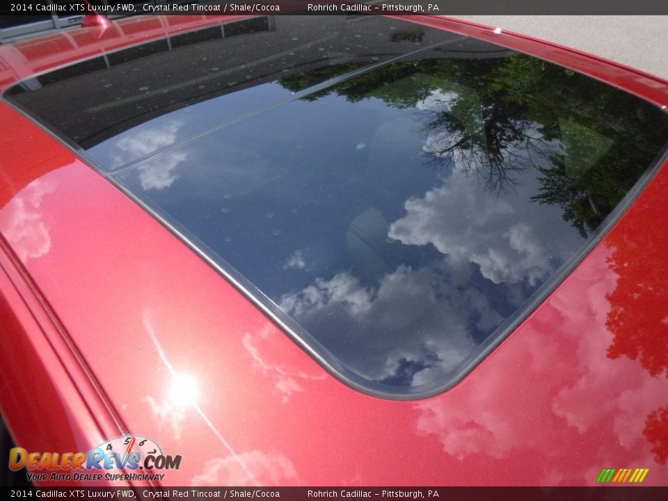 2014 Cadillac XTS Luxury FWD Crystal Red Tincoat / Shale/Cocoa Photo #14