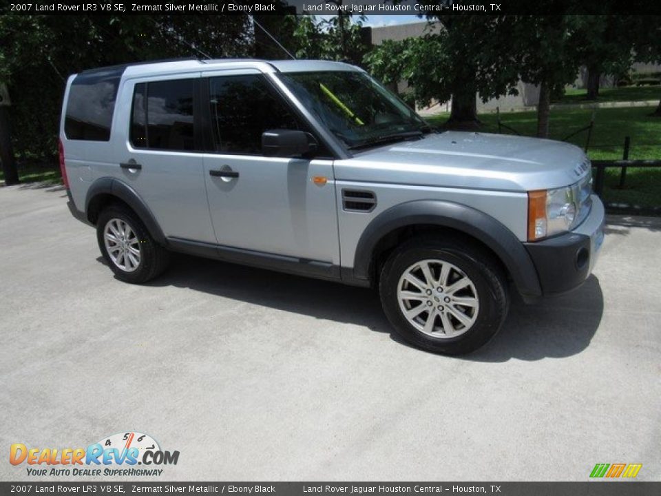 2007 Land Rover LR3 V8 SE Zermatt Silver Metallic / Ebony Black Photo #1