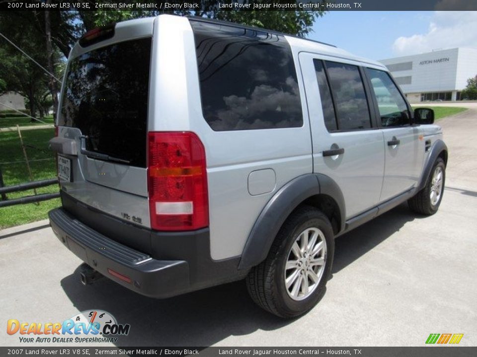 2007 Land Rover LR3 V8 SE Zermatt Silver Metallic / Ebony Black Photo #7