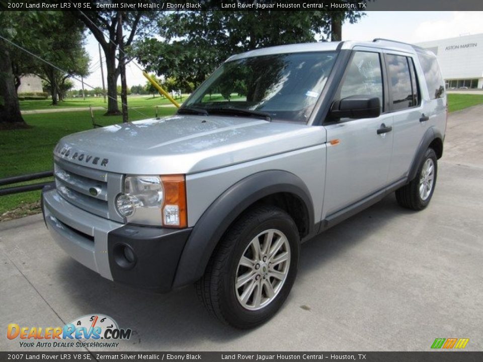 2007 Land Rover LR3 V8 SE Zermatt Silver Metallic / Ebony Black Photo #9