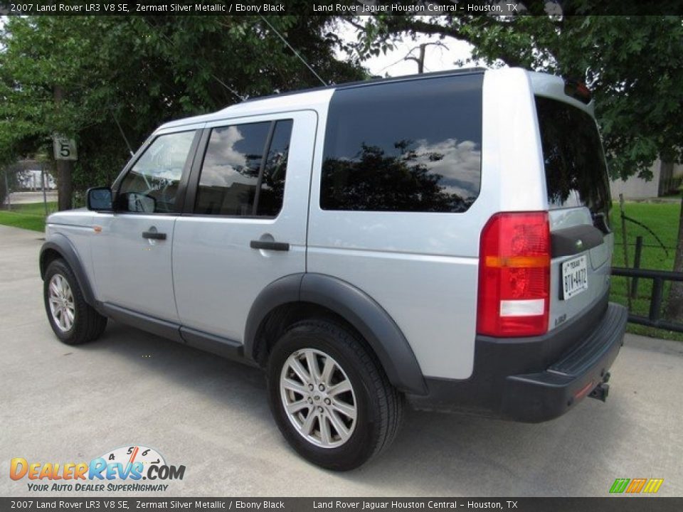2007 Land Rover LR3 V8 SE Zermatt Silver Metallic / Ebony Black Photo #11