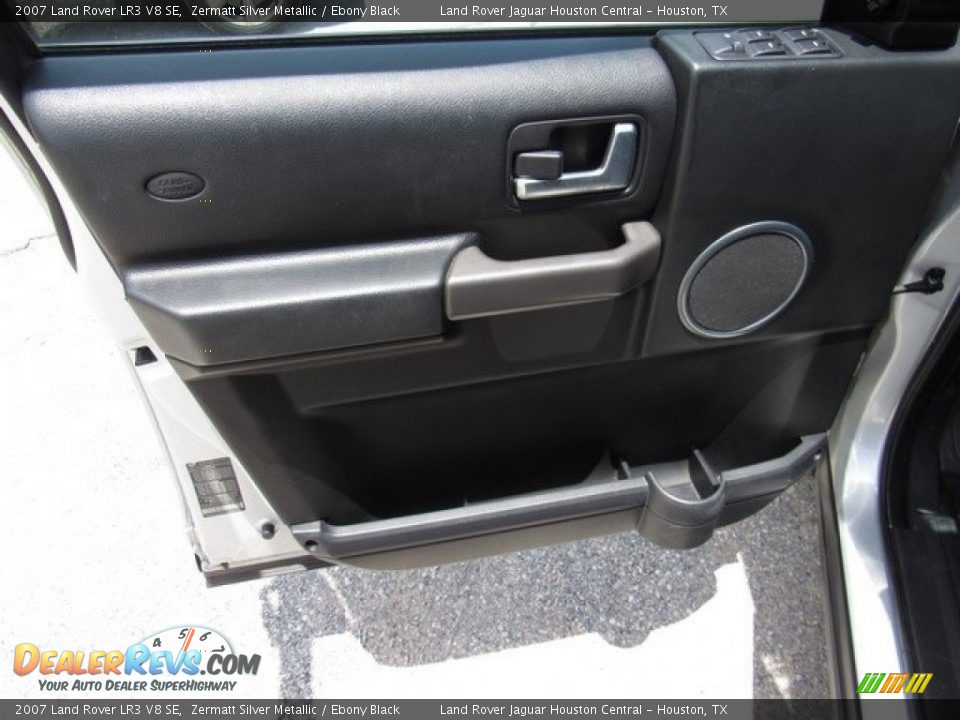 2007 Land Rover LR3 V8 SE Zermatt Silver Metallic / Ebony Black Photo #24
