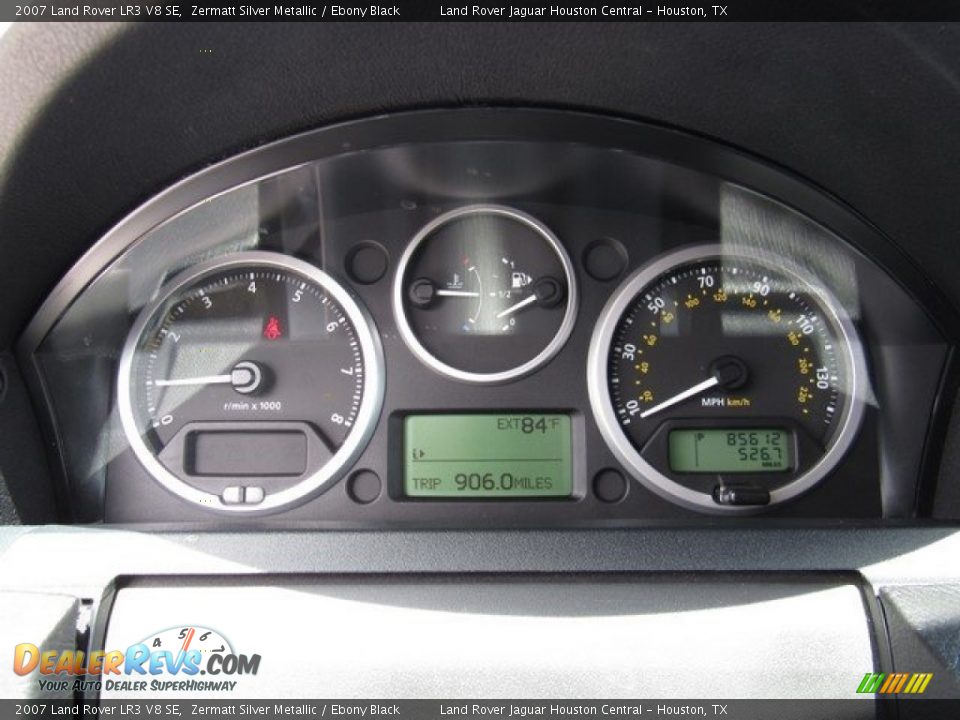 2007 Land Rover LR3 V8 SE Zermatt Silver Metallic / Ebony Black Photo #30
