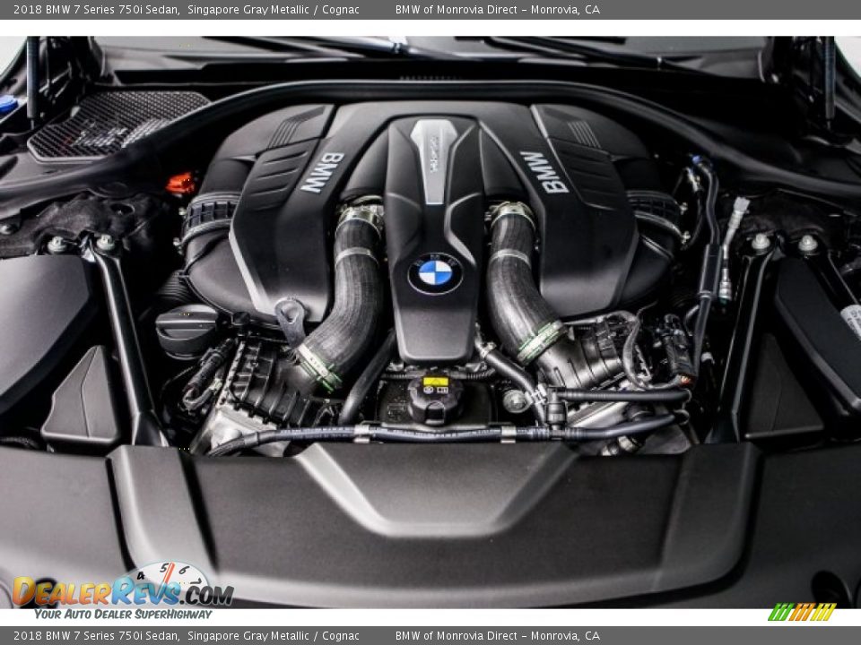2018 BMW 7 Series 750i Sedan 4.4 Liter TwinPower Turbocharged DOHC 32-Valve VVT V8 Engine Photo #8