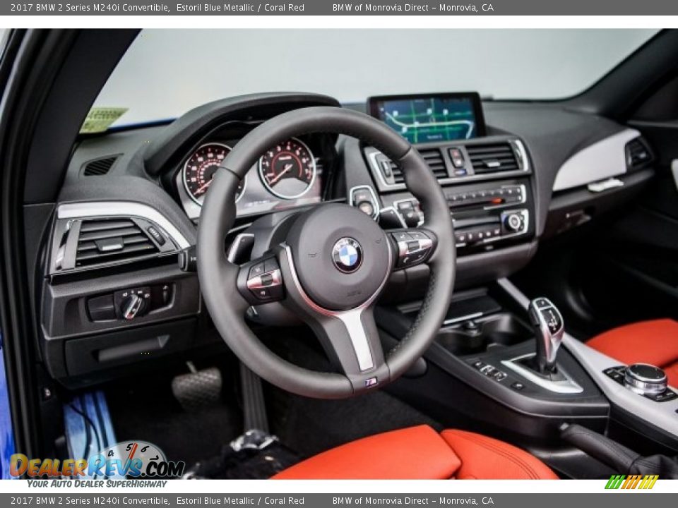Dashboard of 2017 BMW 2 Series M240i Convertible Photo #5