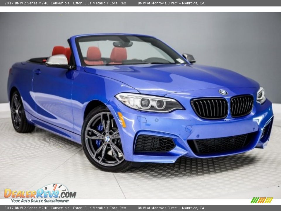 Front 3/4 View of 2017 BMW 2 Series M240i Convertible Photo #12