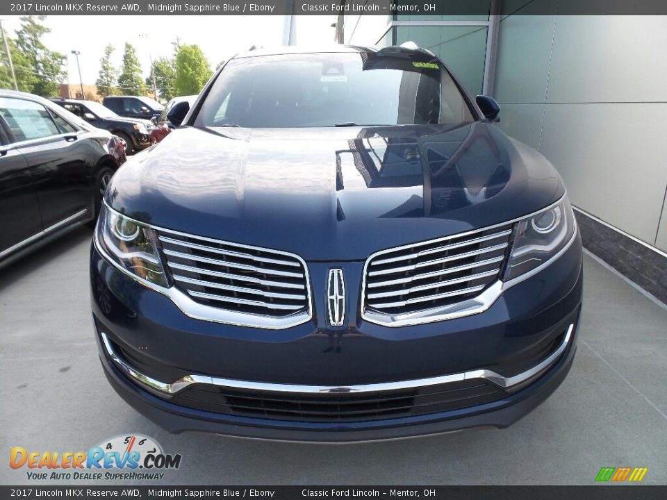 Midnight Sapphire Blue 2017 Lincoln MKX Reserve AWD Photo #2