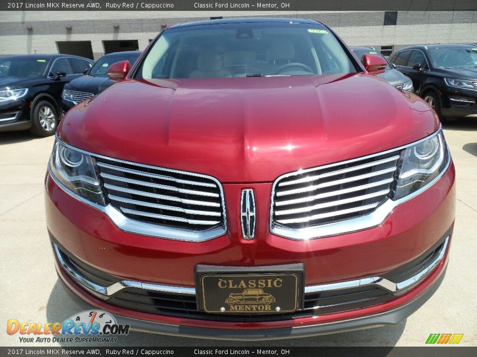 2017 Lincoln MKX Reserve AWD Ruby Red / Cappuccino Photo #2