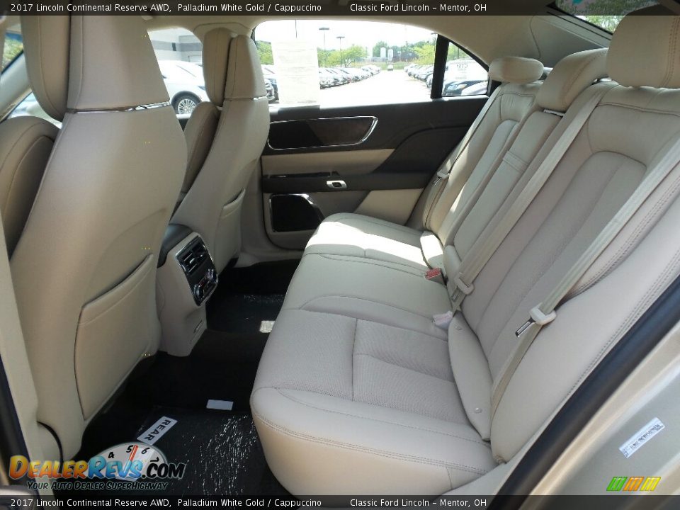 Rear Seat of 2017 Lincoln Continental Reserve AWD Photo #9