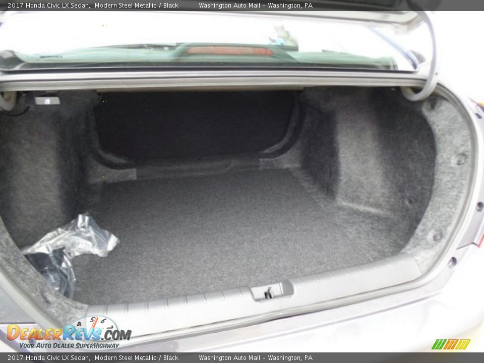 2017 Honda Civic LX Sedan Modern Steel Metallic / Black Photo #12