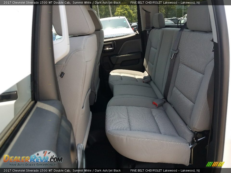 2017 Chevrolet Silverado 1500 WT Double Cab Summit White / Dark Ash/Jet Black Photo #6