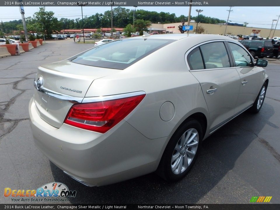 2014 Buick LaCrosse Leather Champagne Silver Metallic / Light Neutral Photo #7