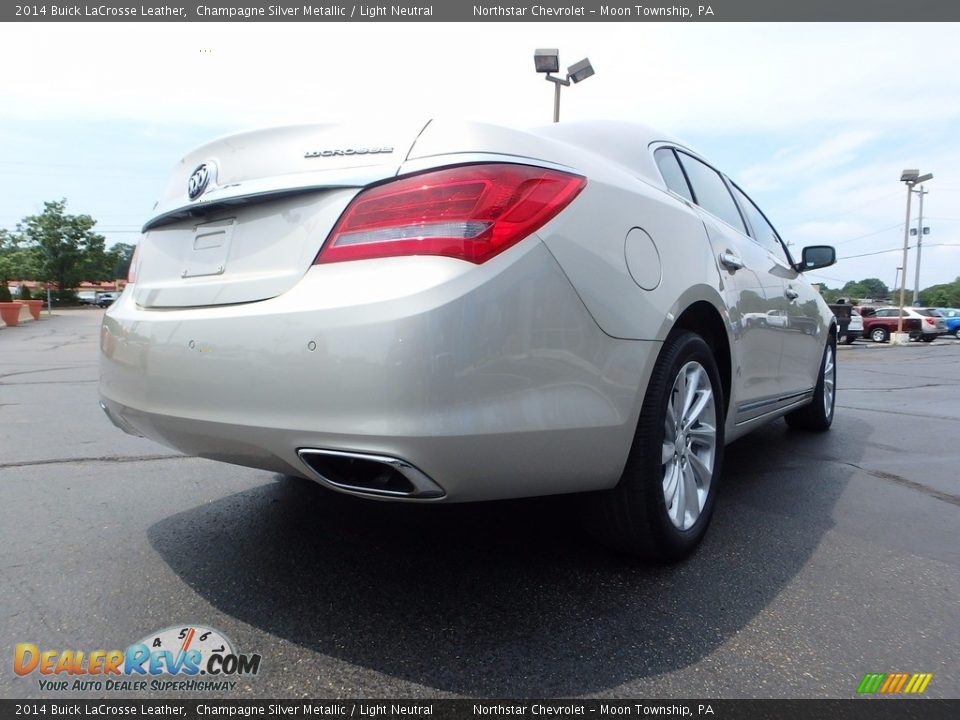 2014 Buick LaCrosse Leather Champagne Silver Metallic / Light Neutral Photo #8