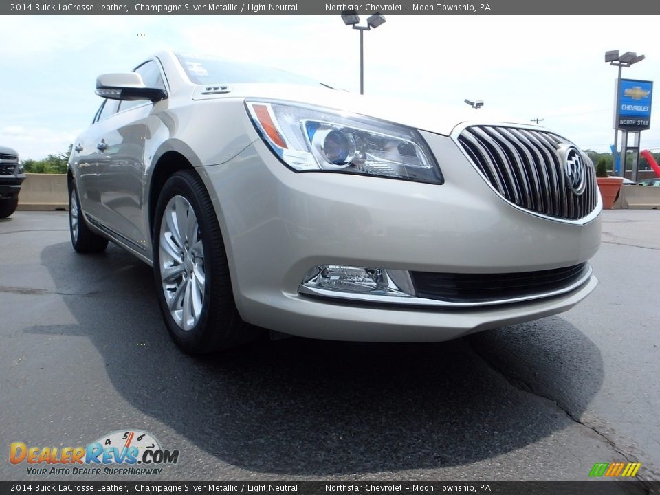 2014 Buick LaCrosse Leather Champagne Silver Metallic / Light Neutral Photo #11