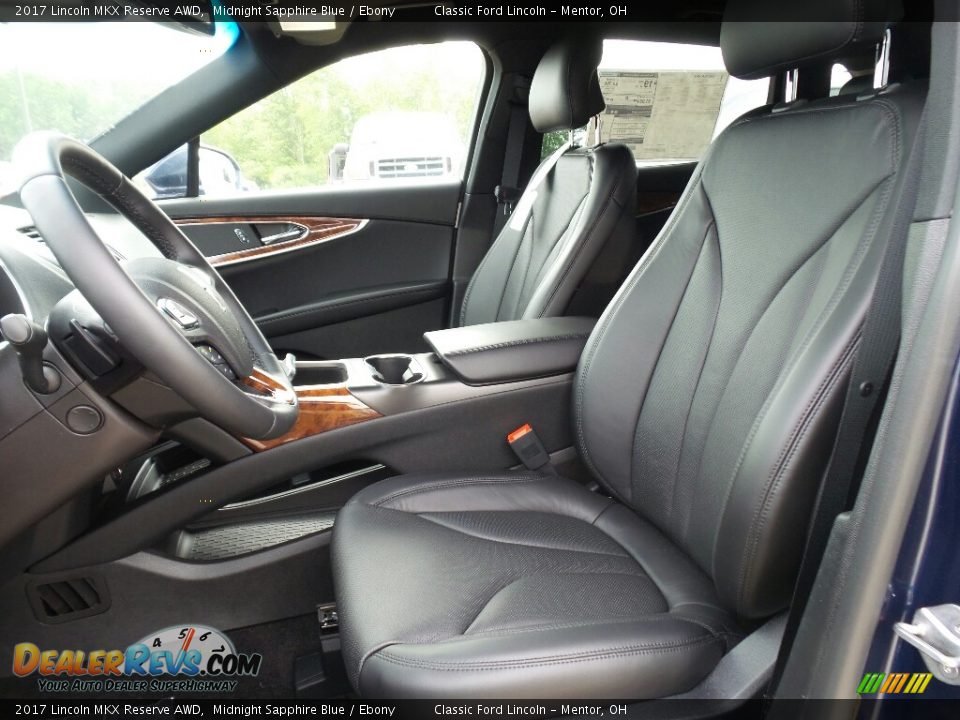 Front Seat of 2017 Lincoln MKX Reserve AWD Photo #10