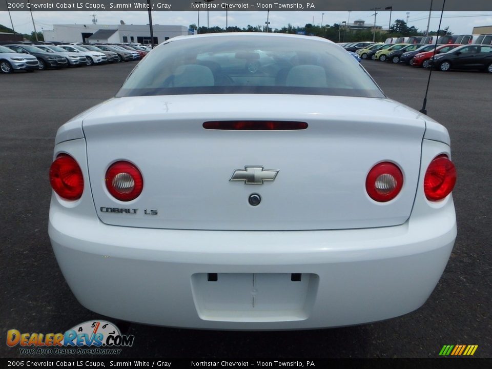 2006 Chevrolet Cobalt LS Coupe Summit White / Gray Photo #3