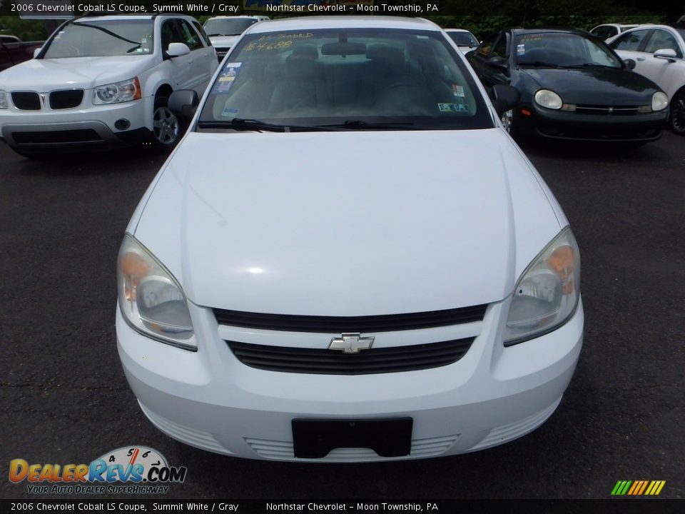 2006 Chevrolet Cobalt LS Coupe Summit White / Gray Photo #6