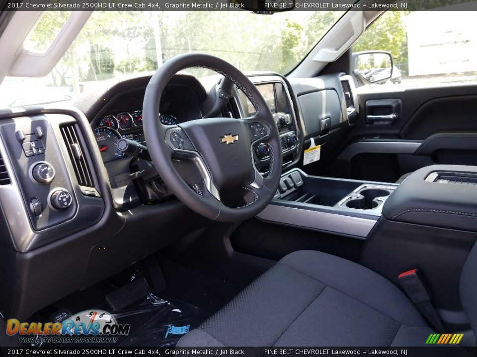 2017 Chevrolet Silverado 2500HD LT Crew Cab 4x4 Graphite Metallic / Jet Black Photo #7