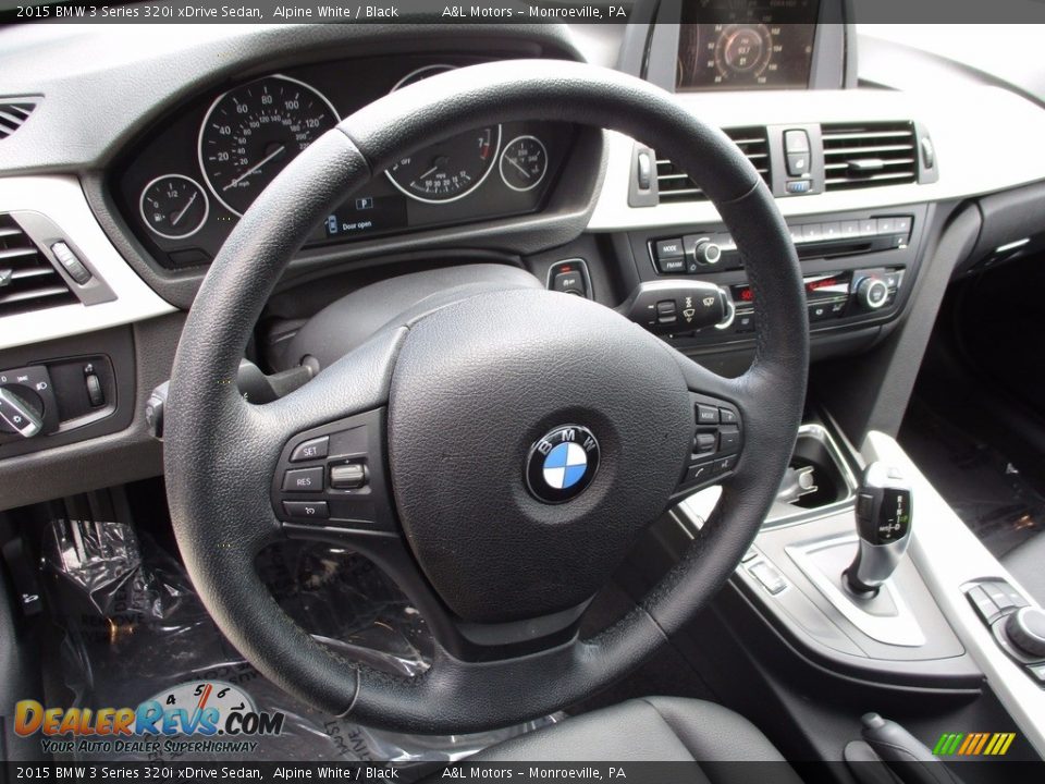 2015 BMW 3 Series 320i xDrive Sedan Alpine White / Black Photo #14