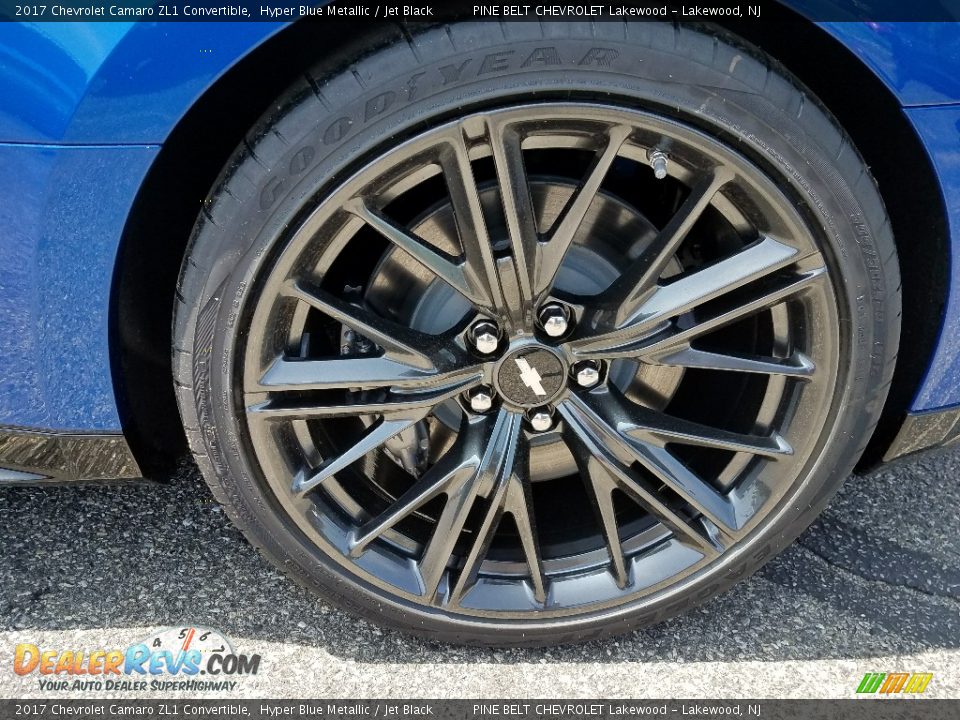 2017 Chevrolet Camaro ZL1 Convertible Hyper Blue Metallic / Jet Black Photo #5