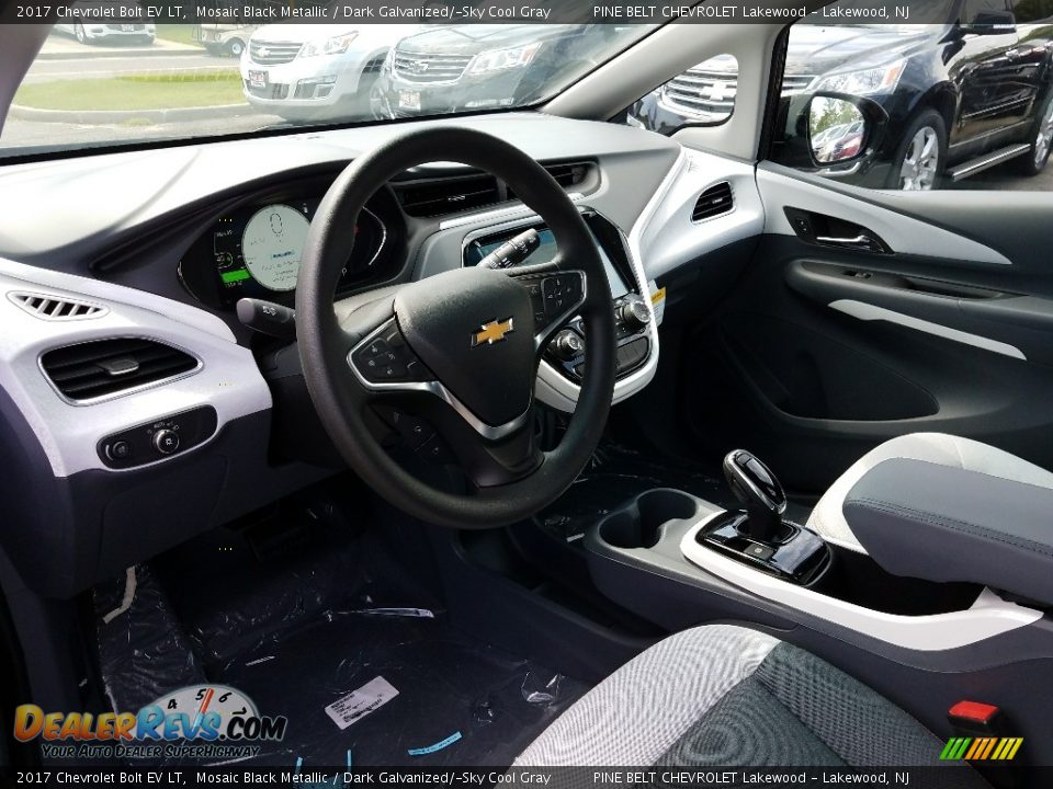 Dark Galvanized/­Sky Cool Gray Interior - 2017 Chevrolet Bolt EV LT Photo #7