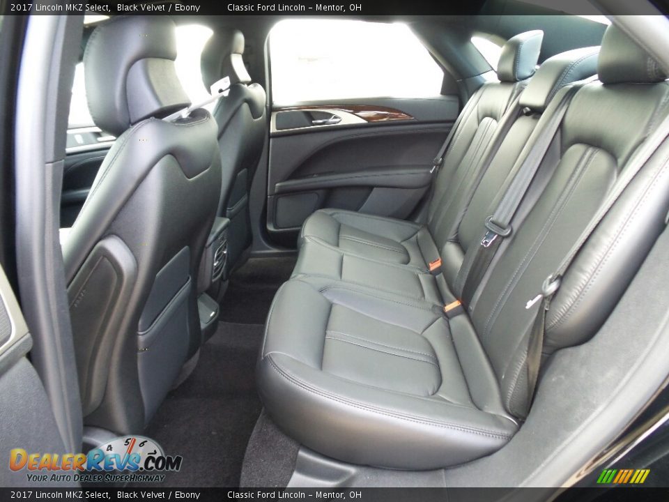 Rear Seat of 2017 Lincoln MKZ Select Photo #8