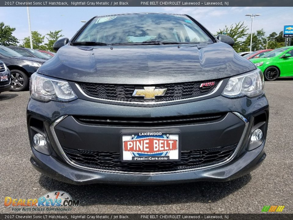 2017 Chevrolet Sonic LT Hatchback Nightfall Gray Metallic / Jet Black Photo #2
