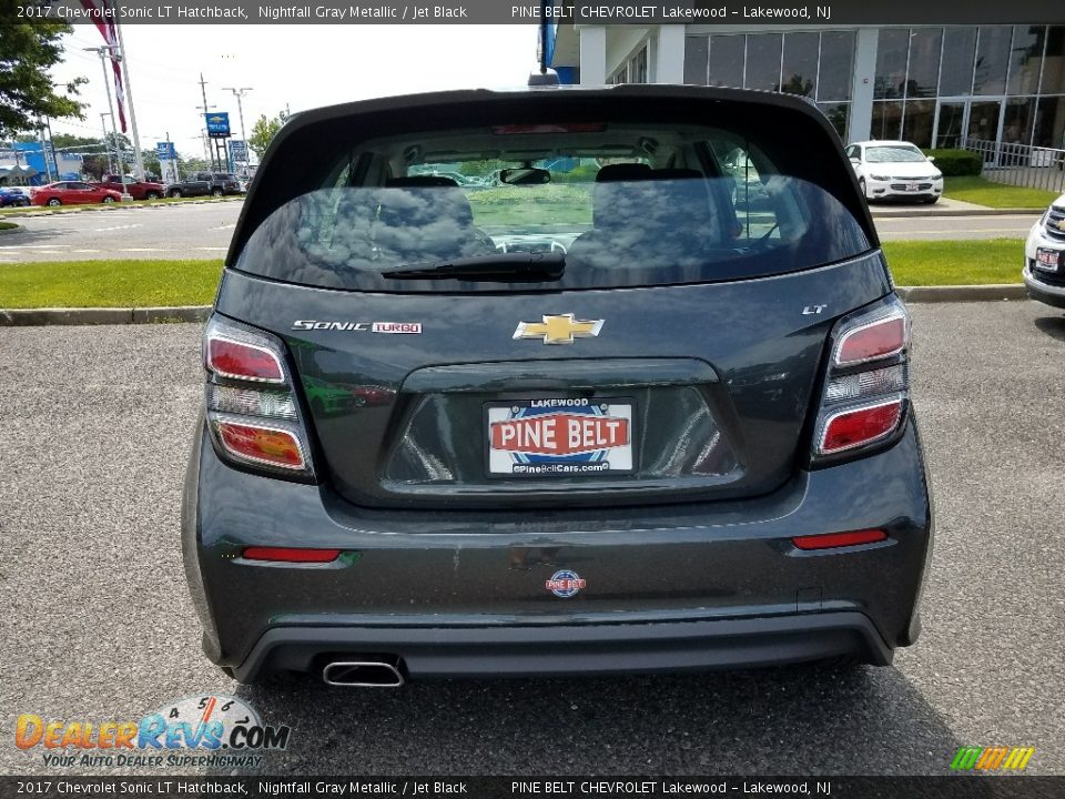 2017 Chevrolet Sonic LT Hatchback Nightfall Gray Metallic / Jet Black Photo #5