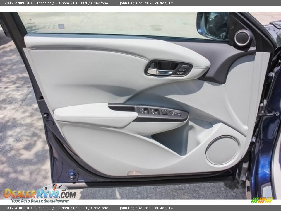 2017 Acura RDX Technology Fathom Blue Pearl / Graystone Photo #15