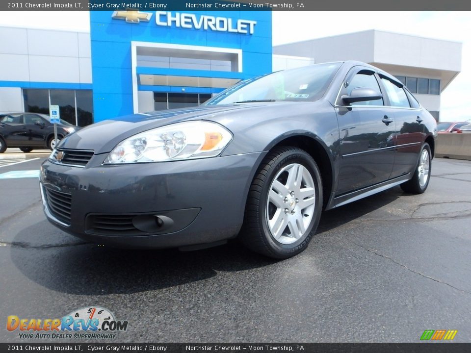 2011 Chevrolet Impala LT Cyber Gray Metallic / Ebony Photo #2