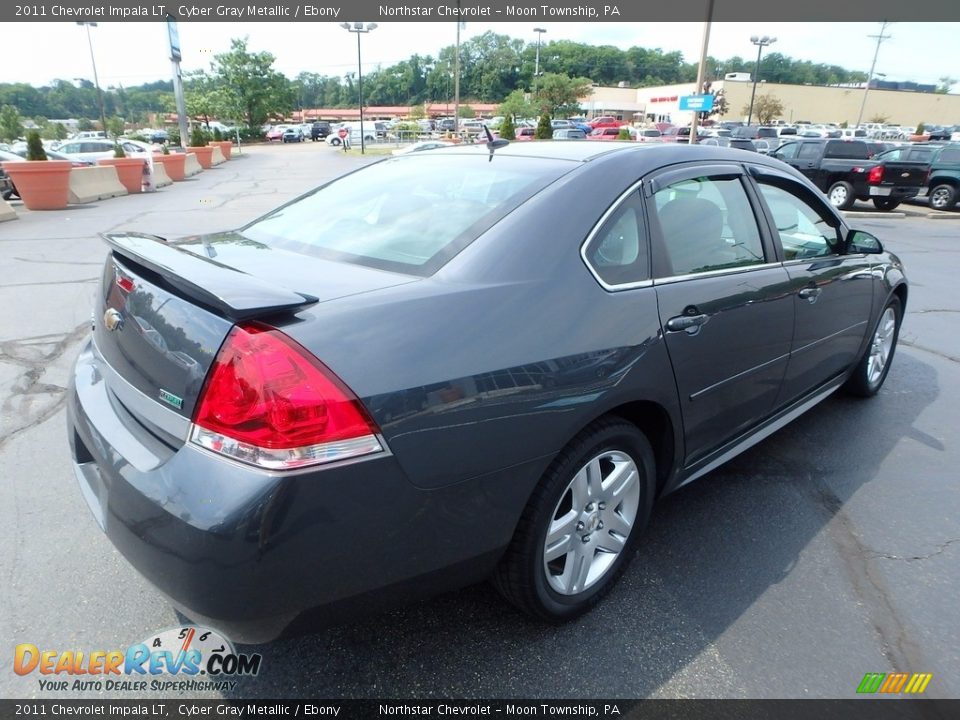 2011 Chevrolet Impala LT Cyber Gray Metallic / Ebony Photo #7