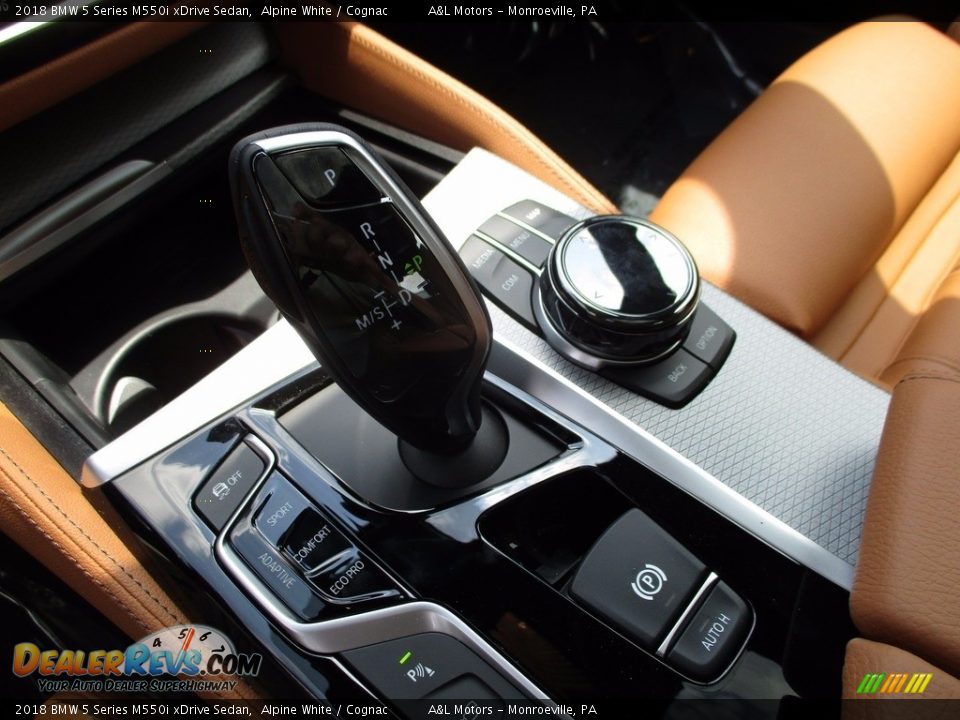 Controls of 2018 BMW 5 Series M550i xDrive Sedan Photo #15