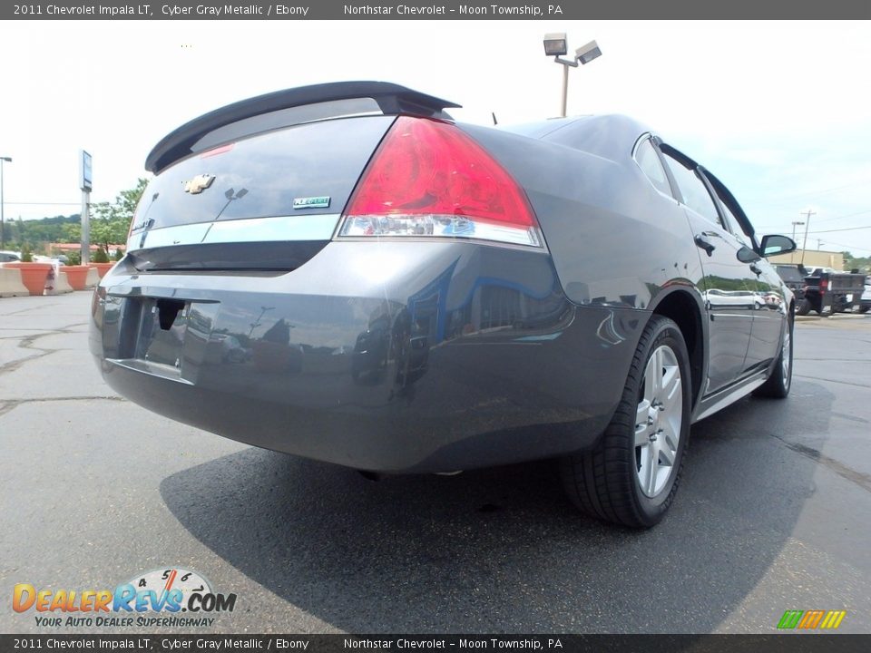2011 Chevrolet Impala LT Cyber Gray Metallic / Ebony Photo #8