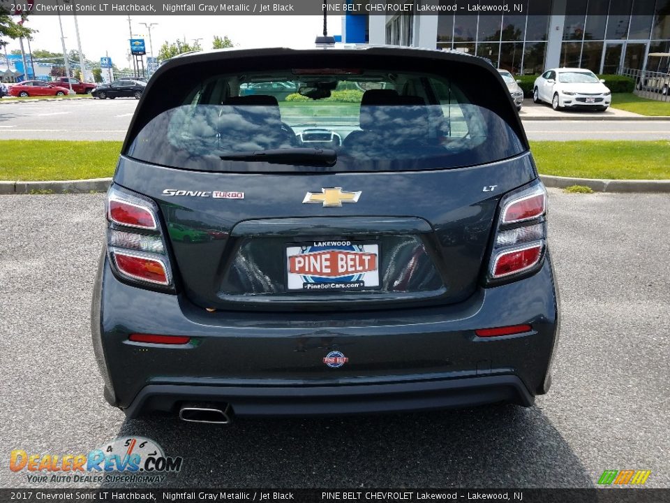 2017 Chevrolet Sonic LT Hatchback Nightfall Gray Metallic / Jet Black Photo #5