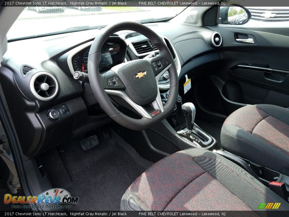 2017 Chevrolet Sonic LT Hatchback Nightfall Gray Metallic / Jet Black Photo #7