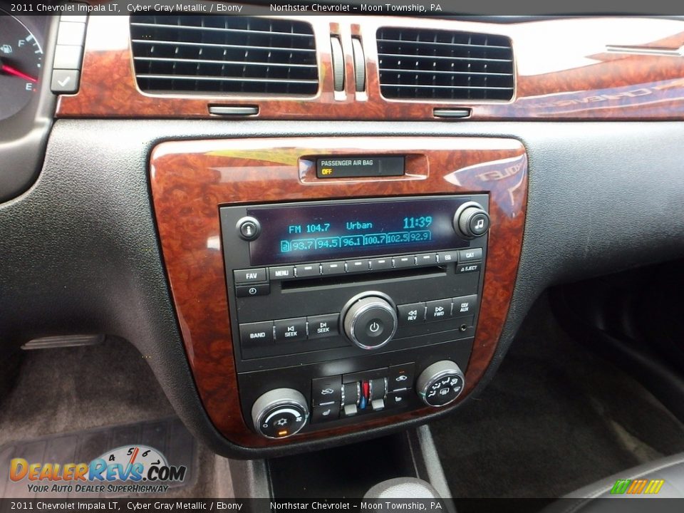 2011 Chevrolet Impala LT Cyber Gray Metallic / Ebony Photo #28